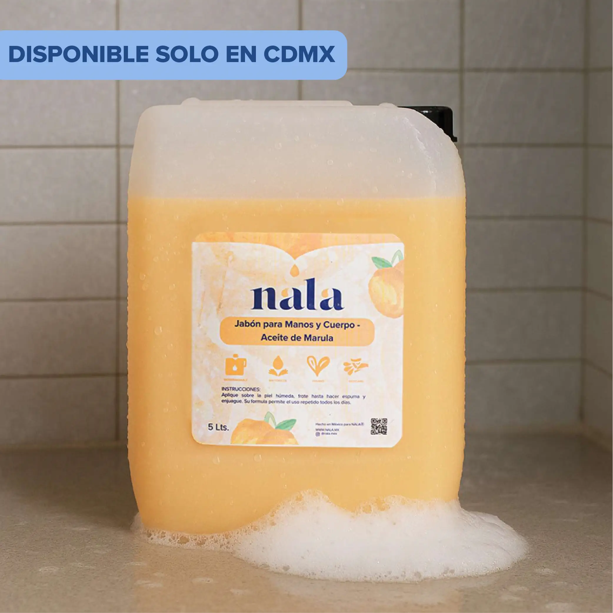 Jabón para Manos y Cuerpo Gel - Marula