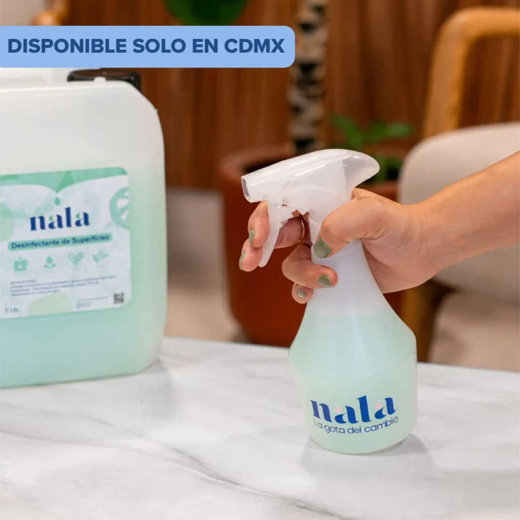 desinfectante antiviral para superficies cítricos